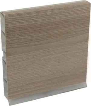 Цоколь KORNER  ПВХ  Н-100 L=4м Ясень шимо светлый