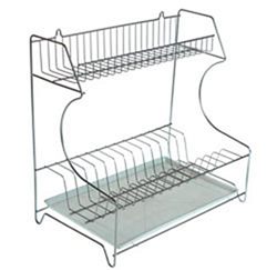 Посудосушитель настольно-настенный с поддоном хром РФ Посудосушитель настольно-настенный с поддоном хром РФ