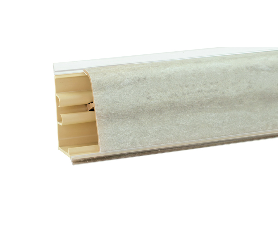 Плинтус LB38 Травентин (408Т, 805М) 6191 (ф-ра 210) Korner 3м