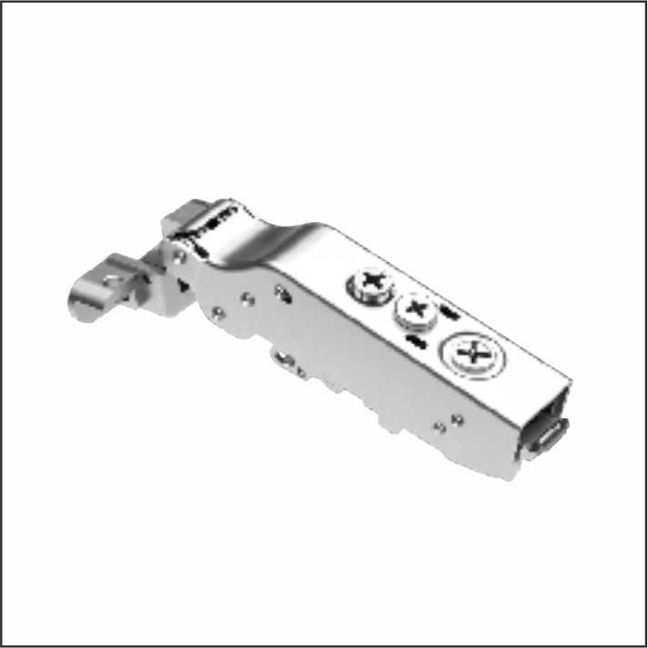 Петля для AL-рамки 110° DTC PIVOT-STAR Anyway-Clip вкладная с доводчиком (С81ВC878FAB) черная (A08)