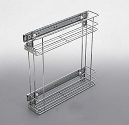 CARGO MINI 150мм,2ур.бок. 90град,хром глуб.440 РТJ009l ECO 2шт/уп без направляющих