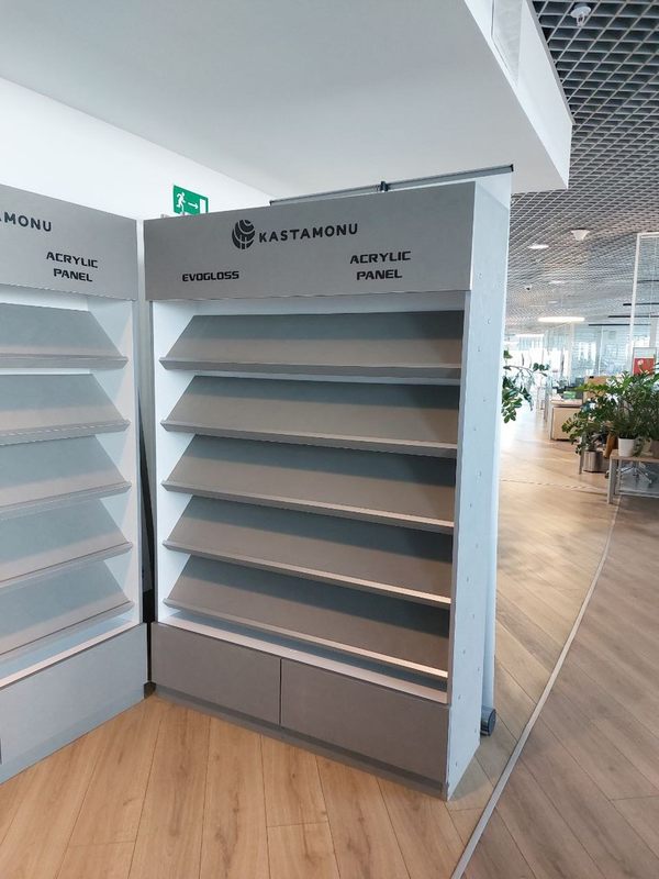 Образцы Kastamonu стенд большой Evogloss/Acrylic из 2х частей