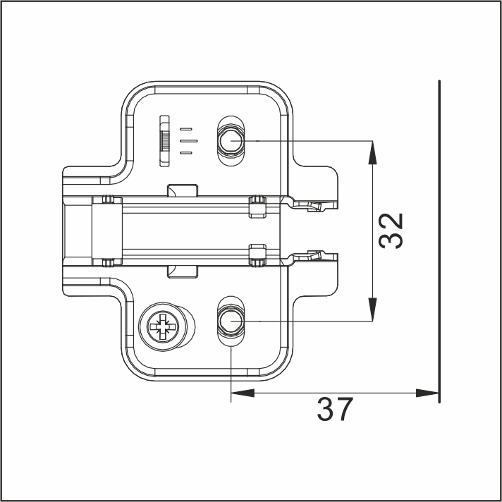 Монтажная планка H=0 DTC PIVOT-STAR Anyway-Clip c дюбелями 10,5*11 3D (81H01MYQA)