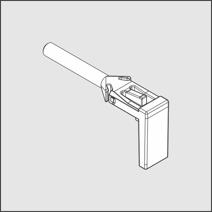 Фиксатор для направляющих частичного выдвижения TG10/GG10 (GJS02)