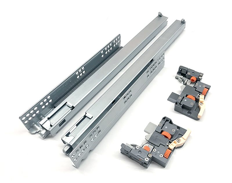 Направляющие 550мм 40кг ПВ скр.монт зам 3D 16-19мм DTC (TS80550H)