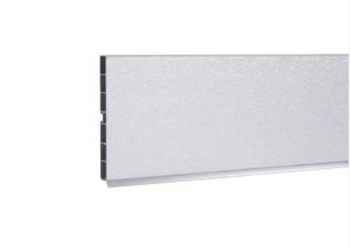 Цоколь KORNER ПВХ Н-100 L=4м Металлик Цоколь KORNER ПВХ Н-100 L=4м Металлик