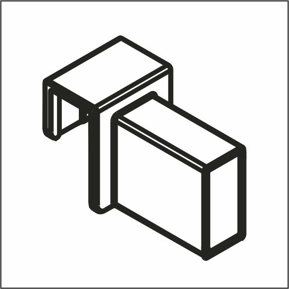 Крепление для рейлинга на боковину DTC MagicPro/HD графит, пластик (HT10072, E36) Крепление для рейлинга на боковину DTC MagicPro/HD графит, пластик (HT10072, E36)