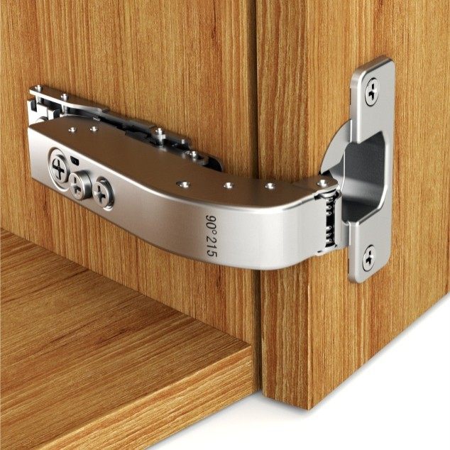 Петля PUSH +90° под фальшпанель DTC PIVOT-STAR Anyway-Clip X=21, 5 45мм  (A81J875A)  черная  (A08) 