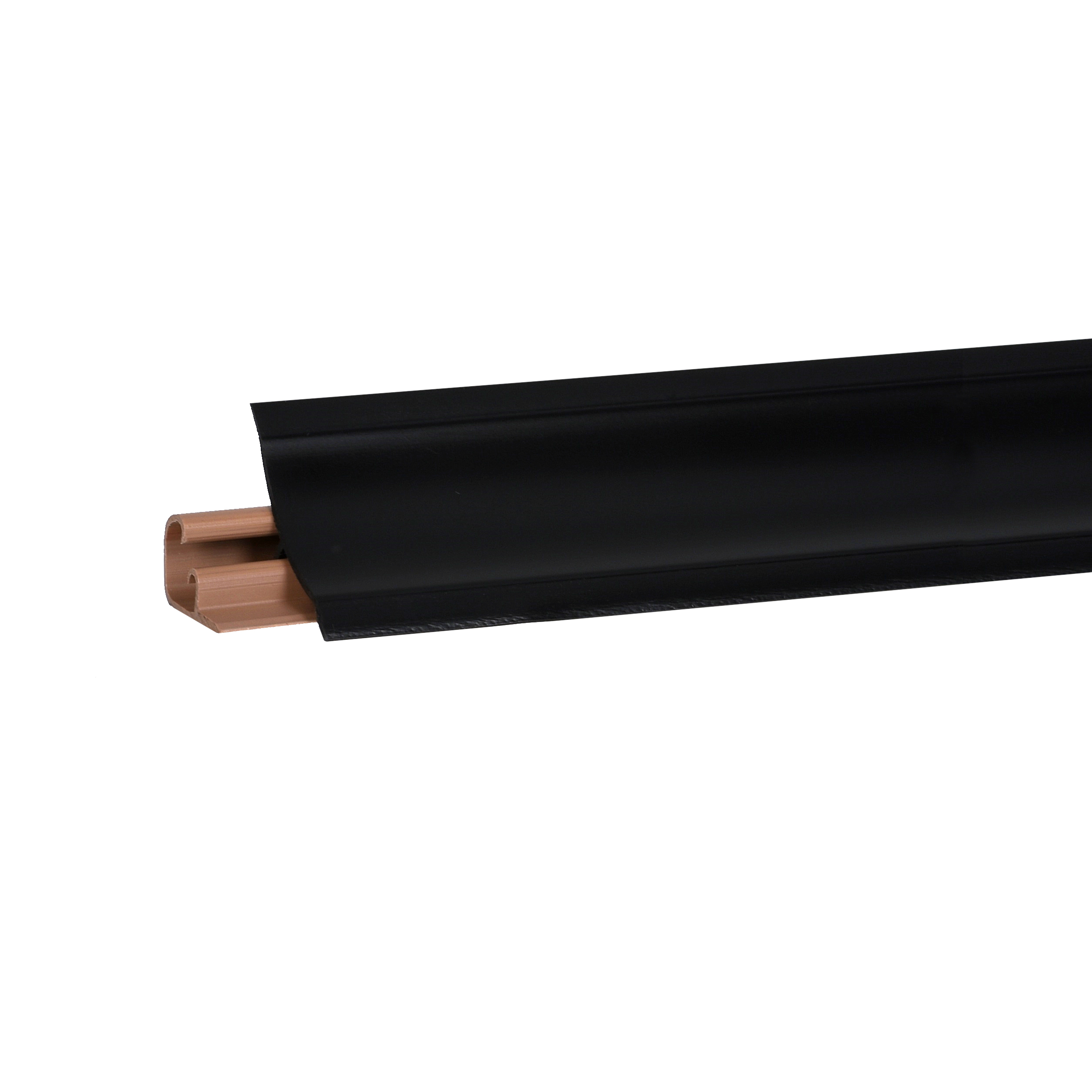 Плинтус LB231 Черный матовый 6051  (фурнитура 619)  Korner 3м