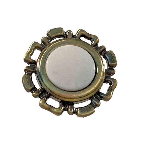 Ручка Z 1772-d35мм бронза/белый Ручка Z 1772-d35мм бронза/белый