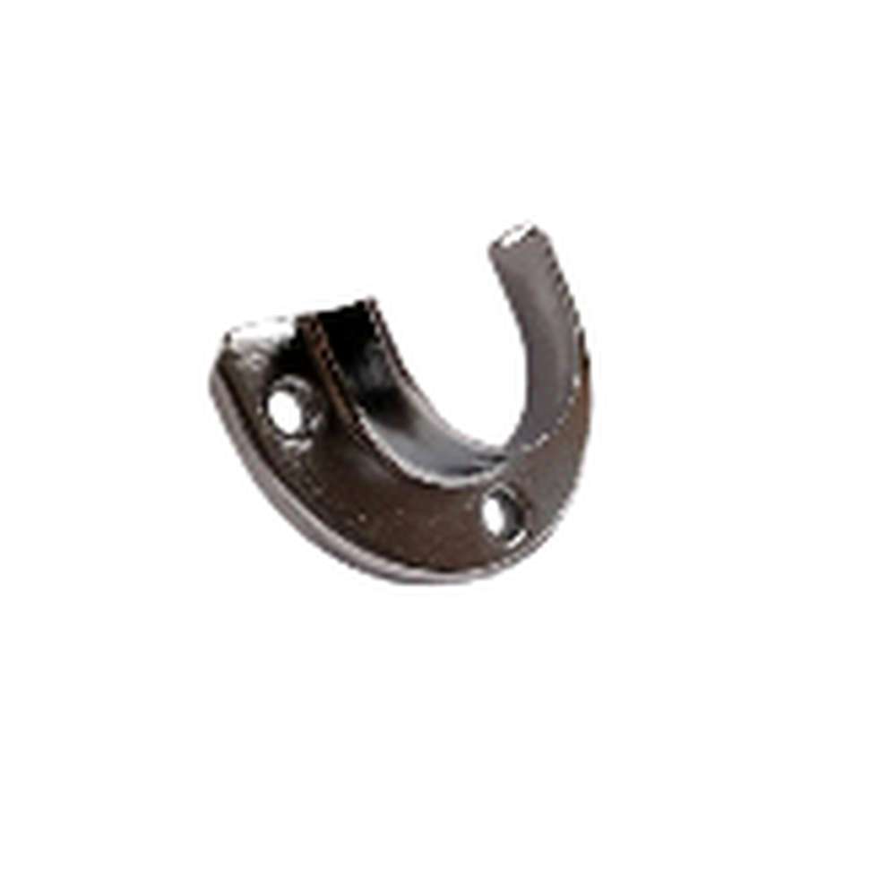 Держатель трубки d=25 мм мет сталь открытый хром