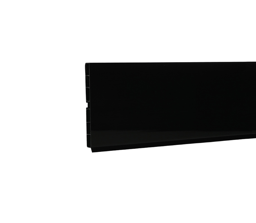 Цоколь KORNER ПВХ Н-100 L=4м Черный матовый Цоколь KORNER ПВХ Н-100 L=4м Черный матовый