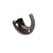 Держатель трубки d=25 мм мет сталь открытый хром