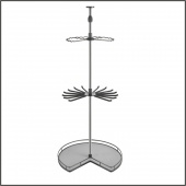 Угловая вешалка Pure-Pro LY комплект из полки и держатей, оранжевый (LYZ01900A-BL,Orange) Угловая вешалка Pure-Pro LY комплект из полки и держатей, оранжевый (LYZ01900A-BL,Orange)