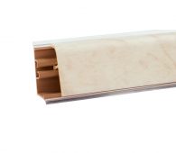 Плинтус LB37 Мрамор светлый  (242Г) 442 (ф-ра 332) Korner 3м