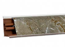 Плинтус LB37 Черный мрамор 6044 (ф-ра 459) Korner 3м Плинтус LB37 Черный мрамор 6044 (ф-ра 459) Korner 3м