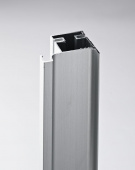 Профиль GOLA REHAU Premium Line вертикальный L-обр. L4700мм серебро мат.