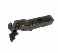 Петля PUSH для AL-рамки 110° DTC PIVOT-PRO Click-on полунакладная (A80B678) черная (A08)