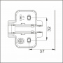 Монтажная планка H=0 DTC PIVOT-STAR Anyway-Clip c дюбелями 10,5*11 3D (81H01MYQA)