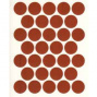 Заглушка самоклеящ.  18мм  Орех М. Л.  лист/32ш (2139/2135/162/KR1972