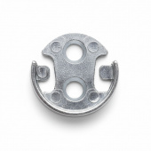 Держатель трубки d=25 мм мет сталь открытый с защелкой