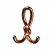 Крючок KZ1044AB бронза Крючок KZ1044AB бронза