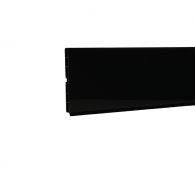 Цоколь KORNER ПВХ Н-100 L=4м Черный матовый Цоколь KORNER ПВХ Н-100 L=4м Черный матовый