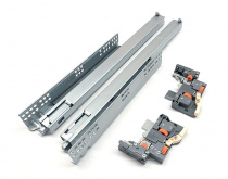 Направляющие 600мм 40кг ПВ скр.монт зам 3D 16-19мм DTC (TS80600H)