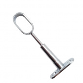 Держатель трубки 15х30 мм овал дистанционный проходной 671(Z-15)