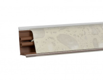 Плинтус LB37 Белые камушки (905М) 6024 (ф-ра 476) Korner 4,2м Плинтус LB37 Белые камушки (905М) 6024 (ф-ра 476) Korner 4,2м