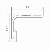 Нижний ходовой профиль DTC TRACK-PRO CF L=6м (CFDGВ) Нижний ходовой профиль DTC TRACK-PRO CF L=6м (CFDGВ)